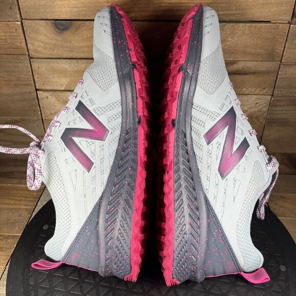 New Balance NB Nitrel Womens Sz 8.5B Trail Running Gray Hot Pink Shoes NO INSOLE - Picture 9 of 10